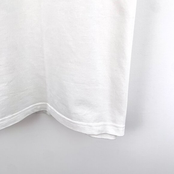 EM0092 Dior white logo badge cotton round neck short sleeve T-shirt XXL - Picture 5 of 8